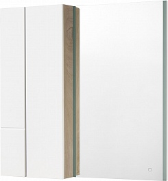 Акватон Шкаф подвесной Мишель 43 дуб эндгрейн/белый – фотография-3